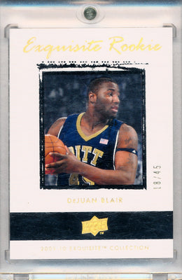 Upper Deck 2009-2010 Exquisite Collection Rookie Parallel #51 Dejuan Blair 18/45