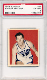 Topps Bowman 1948   #57 Arthur spector  / PSA Grade 6