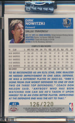 Topps  2003-2004 Chrome  X-Fractor #41 Dirk Nowitzki 126/220