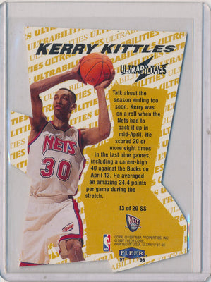 Fleer 1997-1998 Ultrabilities Superstar #13/20SS Kerry Kittles