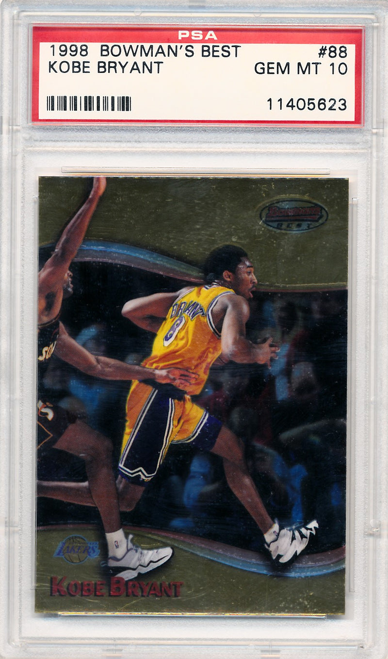 Topps 1998 Bowman's Best  #88 Kobe Bryant  / PSA Grade 10