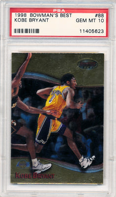 Topps 1998 Bowman's Best  #88 Kobe Bryant  / PSA Grade 10