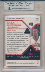 Topps 2004-2005 Finest White X-Fractors #159 Dwight Howard 1/1 / BGS Grade 9