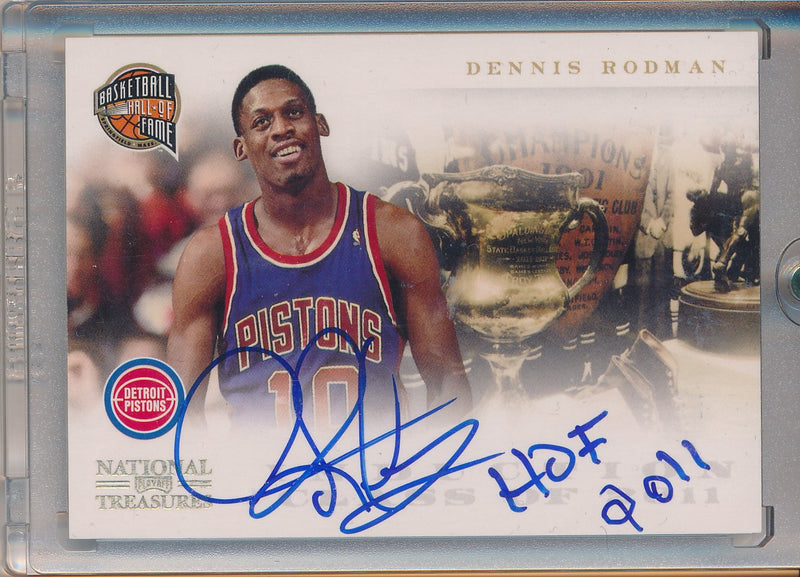 Panini 2010-2011 National Treasures Personal Edition #27 Dennis Rodman