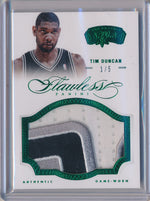 Panini 2012-2013 Flawless Emerald Jumbo Patches #20 Tim Duncan  1/5