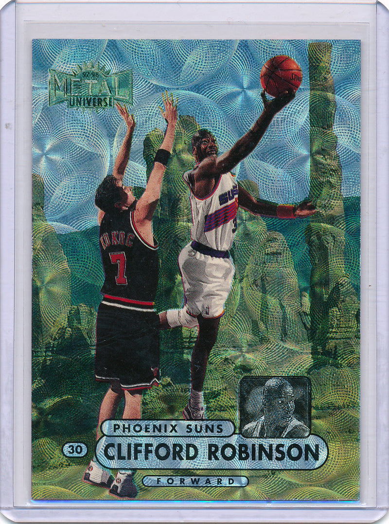 Skybox 1997-1998 Metal Universe Championship Precious Metal Gems #35 Clifford Robinson 12/50