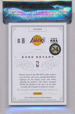 Panini 2012-2013 National Treasures Champions Signature #16 Kobe Bryant 8/49 / Auto Grade 10