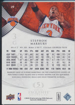 Upper Deck 2007-2008 Exquisite Collection Base #29 Stephon Marbury 85/225