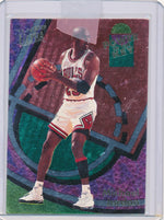 Fleer 1993-1994 Ultra Power In The Key # Michael Jordan 2/9