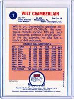 Topps 1996-1997 Finest Reprint Refractor #1 Wilt Chamberlain