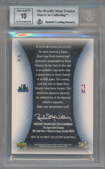 Upper Deck 2005-2006 Ultimate Collection Autographs NBA Logo #APL-KG Kevin Garnett 1/1 / BGS Grade 9 / Auto Grade 10