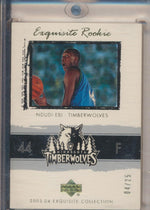 Upper Deck 2003-2004 Exquisite Collection Gold Rookie #56 Ndudi Ebi 4/25