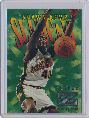 SkyBox 1996-1997 Z-Force Slam Cam #SC6 Shawn Kemp