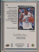 Upper Deck 2009-2010 Exquisite Collection Rookie Auto #62 Ty Lawson 120/225