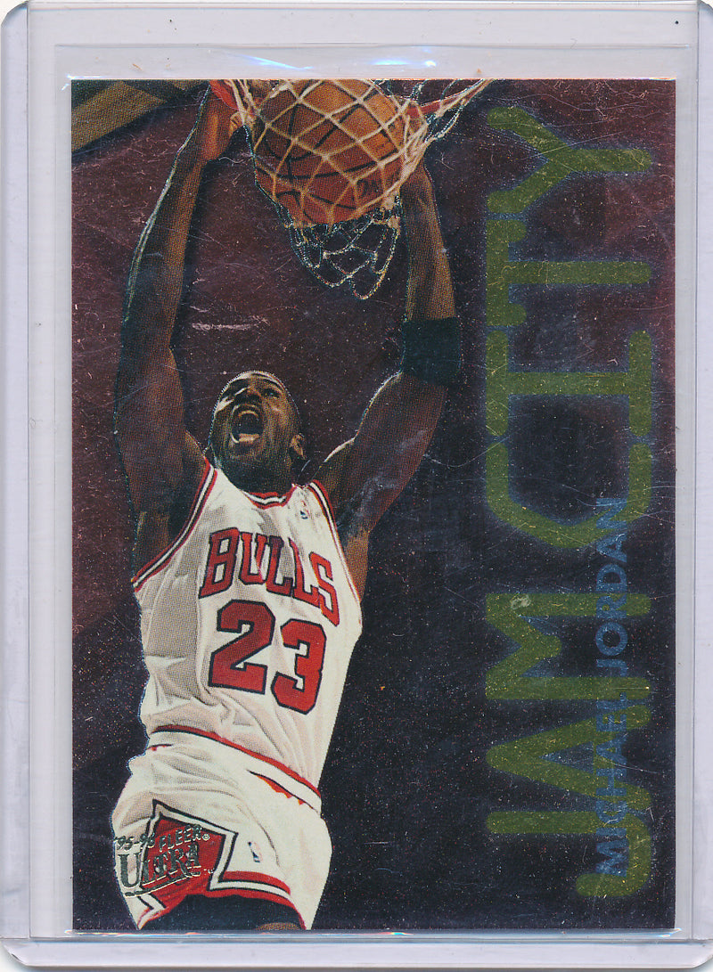 Fleer 1995-1996 Ultra Jam City #3 Michael Jordan 3/12