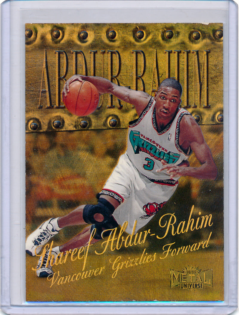 Skybox 1998-1999 Metal Universe Championship Precious Metal Gems #119 Shareef Abdur-Rahim 7/50