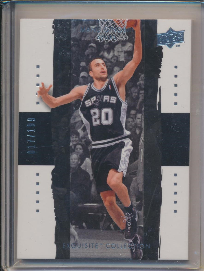 Upper Deck 2009-2010 Exquisite Collection Base #17 Manu Ginobili 17/199