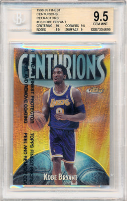 Topps 1998-1999 Finest Centurions Refractors #C6 Kobe Bryant 2/75 / BGS Grade 9.5