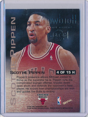 SkyBox 1997-1998 Metal Universe Hardware #4/15H Scottie Pippen