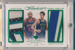 Panini 2014-2015 Flawless Emerald Dual Diamond Patches #DD-DUKE Grant Hill/ Christian Laettner 3/5