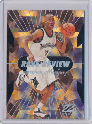 SkyBox 1997-1998 Z-Force Rave Review #8/12 Stephon Marbury