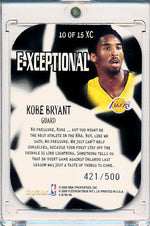 Skybox 1999-2000 E-X E-Xceptional #XC10 Kobe Bryant 421/500