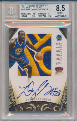 Panini 2012-2013 Crown Royale Rookie Silhouettes #352 Draymond Green 23/25 / BGS Grade 8.5 / Auto Grade 10