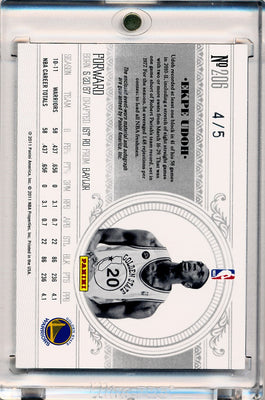 Panini 2010-2011 National Treasures  Century Platinum #206 Ekpe Udoh 4/5