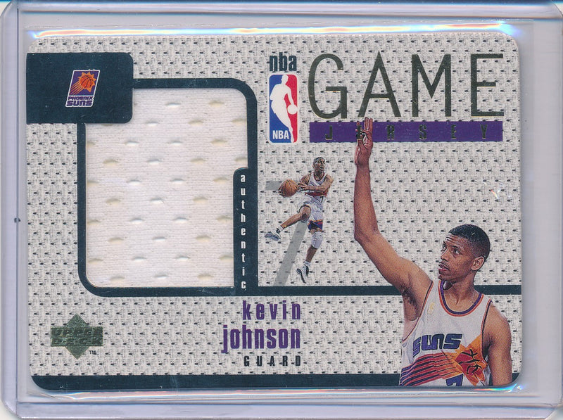 Upper Deck 1997-1998 NBA All Stars Game Jerseys #GJ18 Kevin Johnson