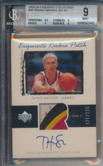 Upper Deck 2003-2004 Exquisite Collection Exquisite Rookie Patch Auto #46 Travis Hansen 128/225 / BGS Grade 9 / Auto Grade 10