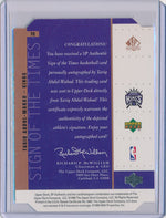 Upper Deck 1998-1999 SP Authentic Sign Of The Times #TQ Tariq Abdul-Wahad