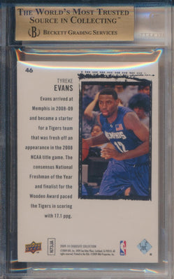 Upper Deck 2009-2010 Exquisite Collection Exquisite Rookie #46 Tyreke Evans 150/225 / BGS Grade 9.5