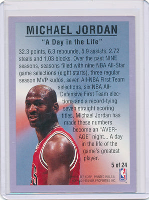 Fleer 1993-1994  All Star Weekend # Michael Jordan 5/24