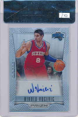 Panini 2012-2013 Prizm Basketball #40 Nikola Vucevic 16/25 / BGS Grade 8.5 / Auto Grade 10