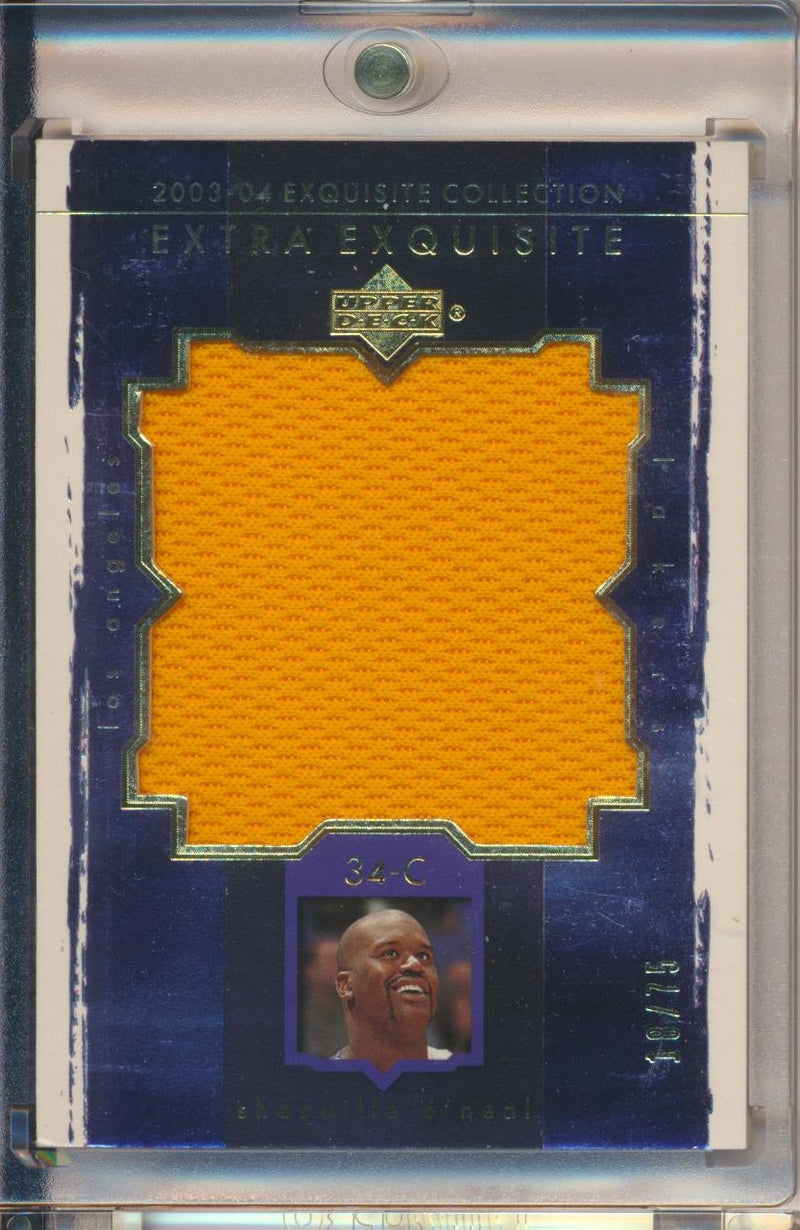 Upper Deck 2003-2004 Exquisite Collection Extra Exquisite Jumbo Patch #EE-KA Kareem Abdul-Jabbar 35/75