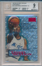 SkyBox 1997-1998 Premium Star Rubies Team Skybox #8/18 Anfernee Hardaway 49/50 / BGS Grade 9