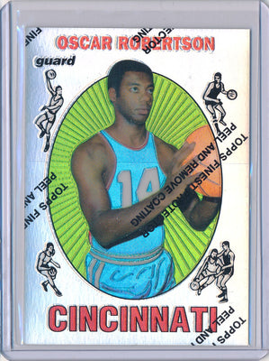 Topps 1996-1997 Finest Reprint Refractor #50 Oscar Robertson