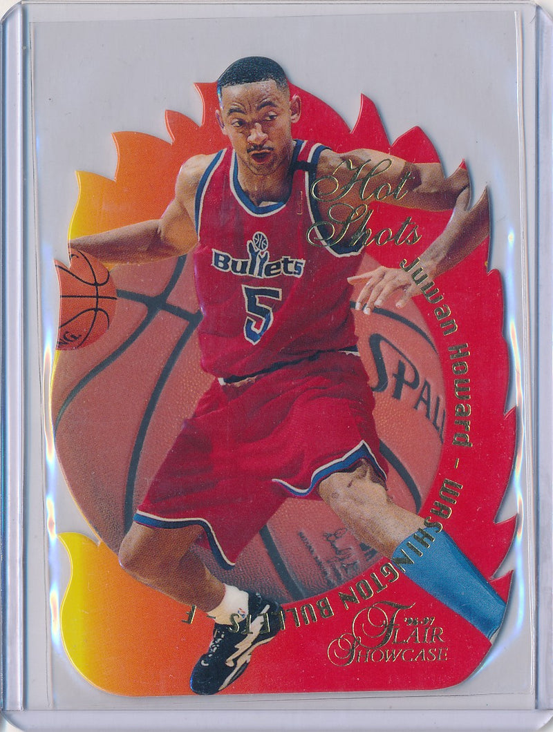 Fleer 1996-1997 Flair Showcase  Hot Shots #10/20 Juwan Howard