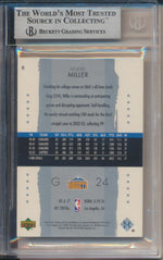 Upper Deck 2003-2004 Exquisite Collection Base #8 Andre Miller 58/225 / BGS Grade 9