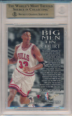 SkyBox 1997-1998 Z-Force Big Men On Court #13 Scottie Pippen  / BGS Grade 9.5