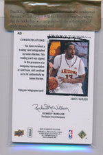 Upper Deck 2009-2010 Exquisite Collection Rookie Parallel #45 James Harden 7/13 / Auto Grade 10