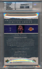 Upper Deck 2003-2004 Exquisite Collection Limited Logos #KB Kobe Bryant 49/75 / BGS Grade 9 / Auto Grade 10