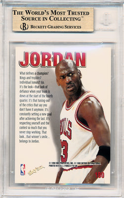 Skybox 1997-1998 Z-Force Zuperman #190 Michael Jordan  / BGS Grade 9.5