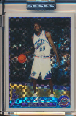 Topps  2003-2004 Chrome  X-Fractor #85 Keon Clark 49/220