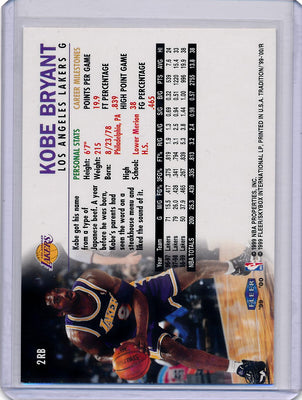 Fleer 1999-2000 Roundball Collection Tradition #2RB Kobe Bryant