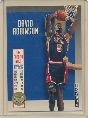 SkyBox 1992-1993 USA The Road To Gold #USA10 David Robinson