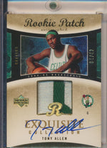 Upper Deck 2004-2005 Exquisite Collection Gold RPA #48 Tony Allen 4/42