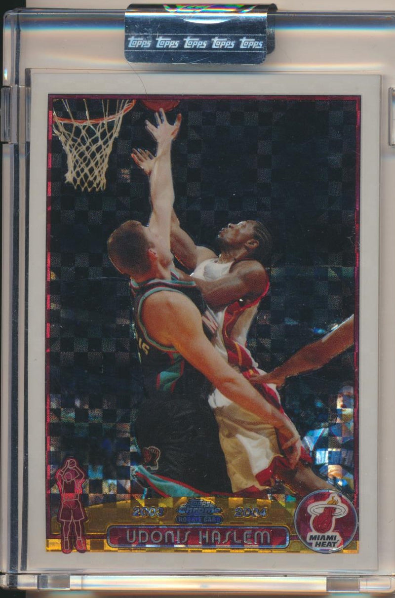 Topps  2003-2004 Chrome  X-Fractor #164 Udonis Haslem 64/220