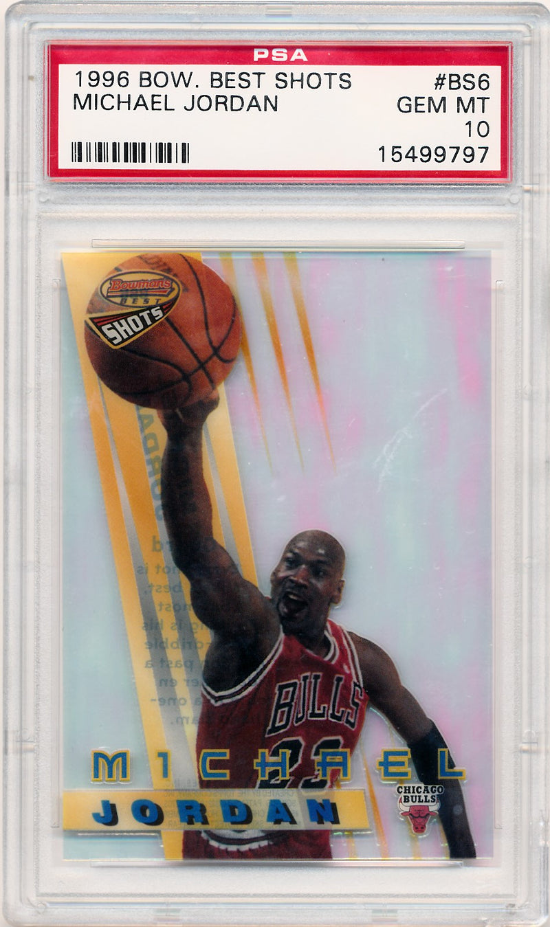 Topps 1996-1997 Bowmans Best Shots #BS6 Michael Jordan / PSA Grade 10 – Mr. B's Collection