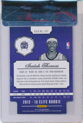Panini 2012-2013 Elite Rookie  Status #247 Isiah Thomas 22/22 / BGS Grade 9